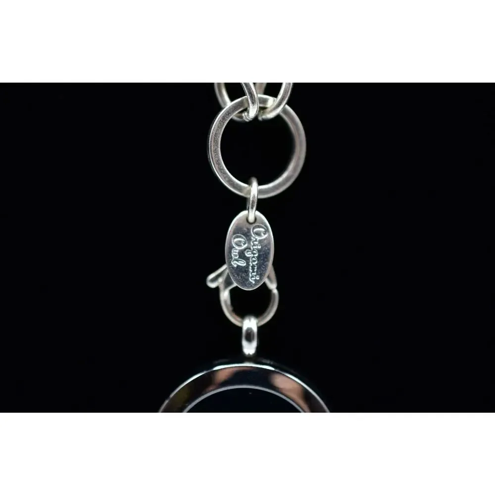 Origami Owl Necklace Case Charm Holder Pendant Cupcake Swim Baseball Signed BinE